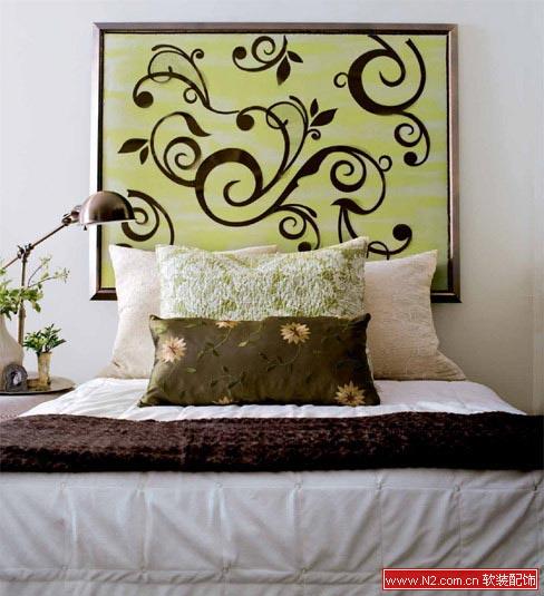床头艺术风格 12款创意卧室背景墙