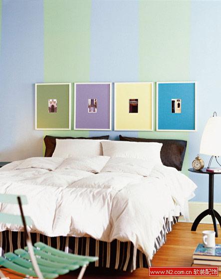 床头艺术风格 12款创意卧室背景墙