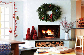 圣诞家居案例_传统与现代结合的圣诞之家